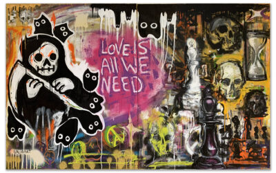 LOVE IS ALL WE NEED’: A WINDOW EXHIBITION AT GLOBE ART POINT BY ALEX MARKWITH & VALIOART 4.1. – 25.1. 2024