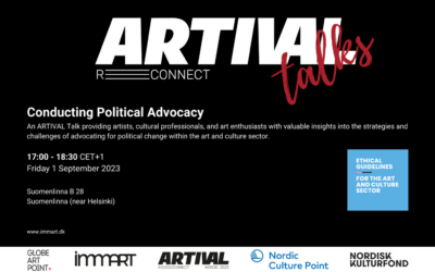 ARTIVAL TALKS: CONDUCTING POLITICAL ADVOCACY