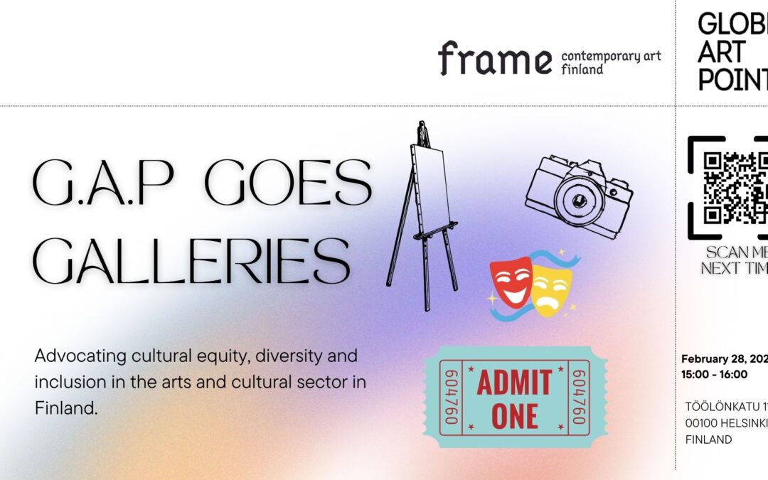 G.A.P GOES GALLERIES WITH FRAME CONTEMPORARY ART FINLAND