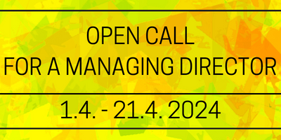 OPEN CALL FOR A MANAGING DIRECTOR