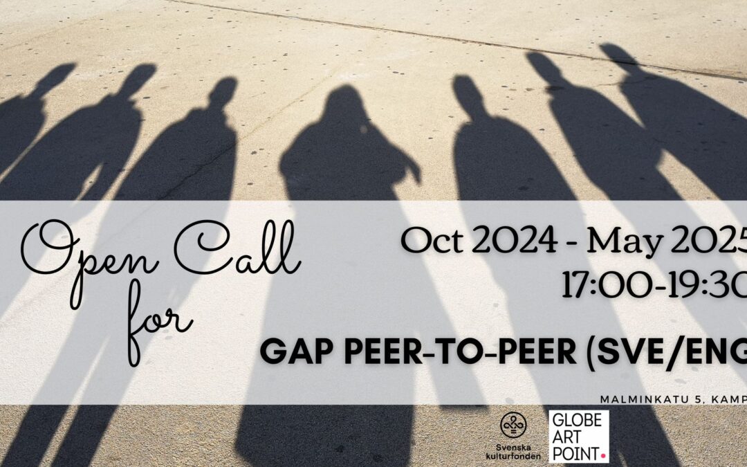 OPEN CALL FOR CREATIVES TO JOIN GAP PEER-TO-PEER (SVE/ENG) PROGRAMME (October 2024 – May 2025)