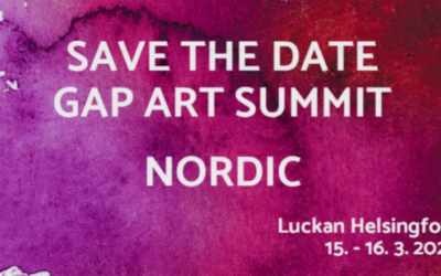 SAVE-THE-DATE GAP ART SUMMIT NORDIC 15. – 16. 3. 2023