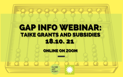 GAP INFO WEBINAR: TAIKE GRANTS AND SUBSIDIES, 18.10.21